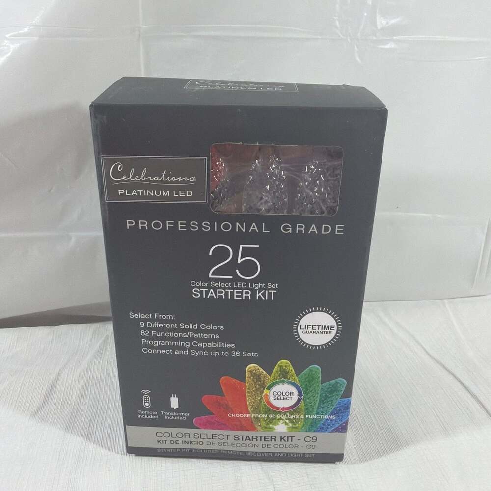 Celebrations Platinum LED Professional Grade 25 Count